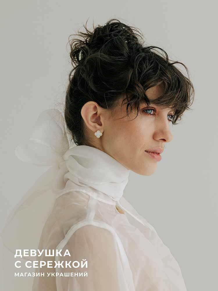 Сережки «Клевер» — изображение 8