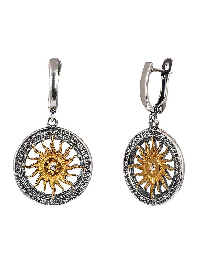 Сережки «Солнце» — изображение 2