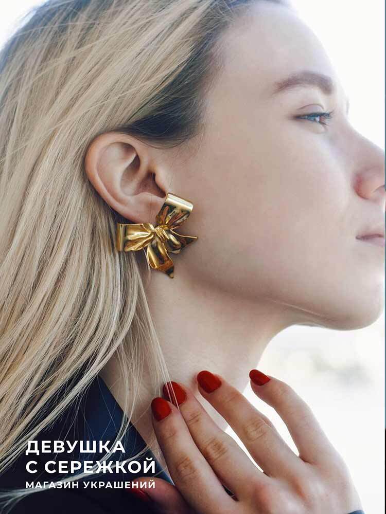 Сережки «Бантики» — изображение 2