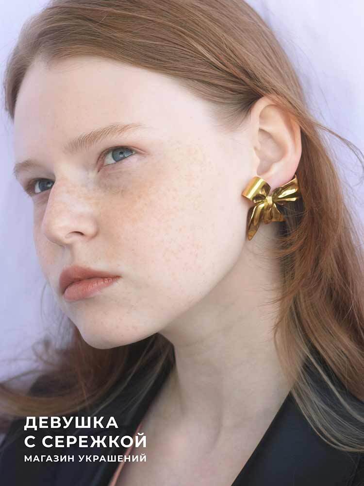 Сережки «Бантики» — изображение 9