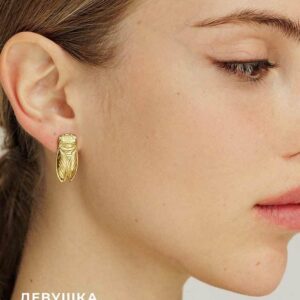 Сережки «Японские цикады»