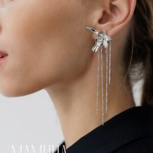 Сережки «Цветочные истории»