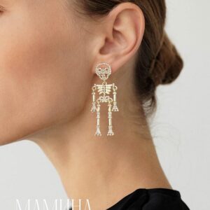 Сережки «Скелеты»