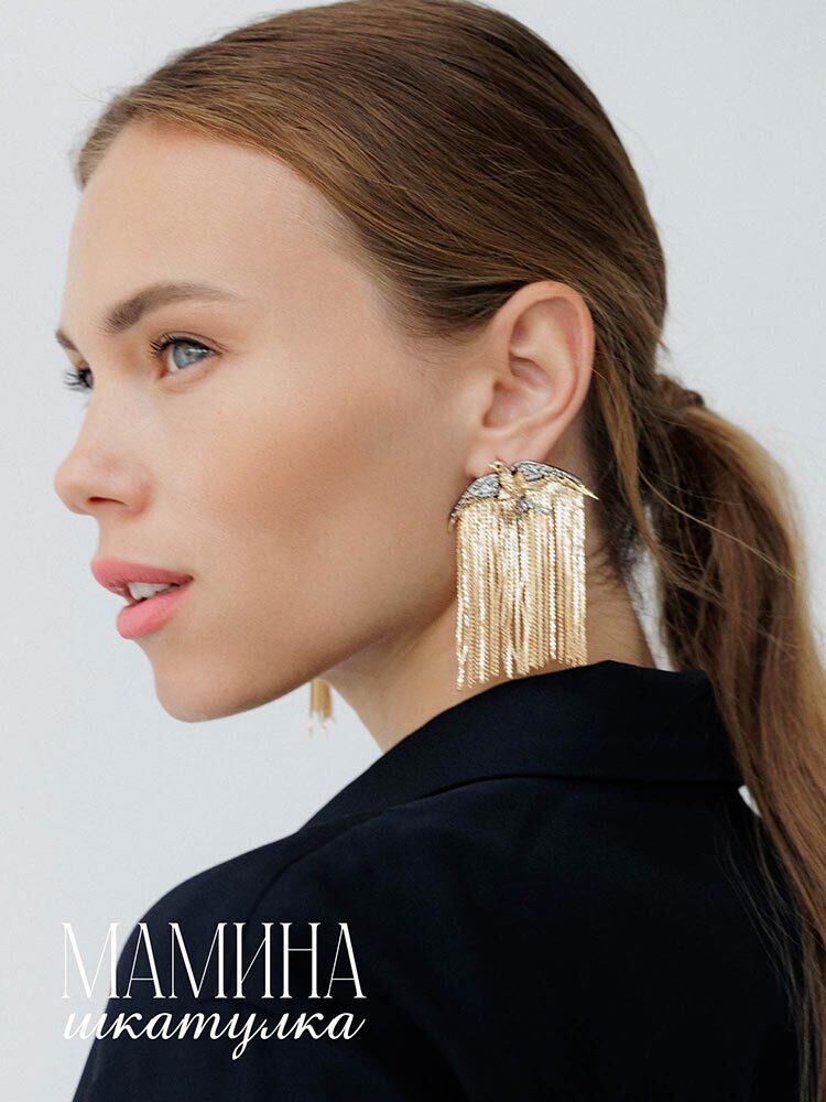 Сережки «Ласточки» — изображение 8