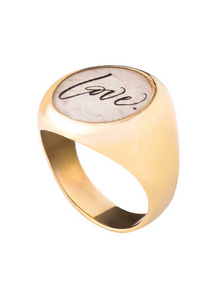 Кольцо-печатка «Love» — изображение 2
