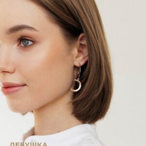 Сережки «Месяц и звезда»